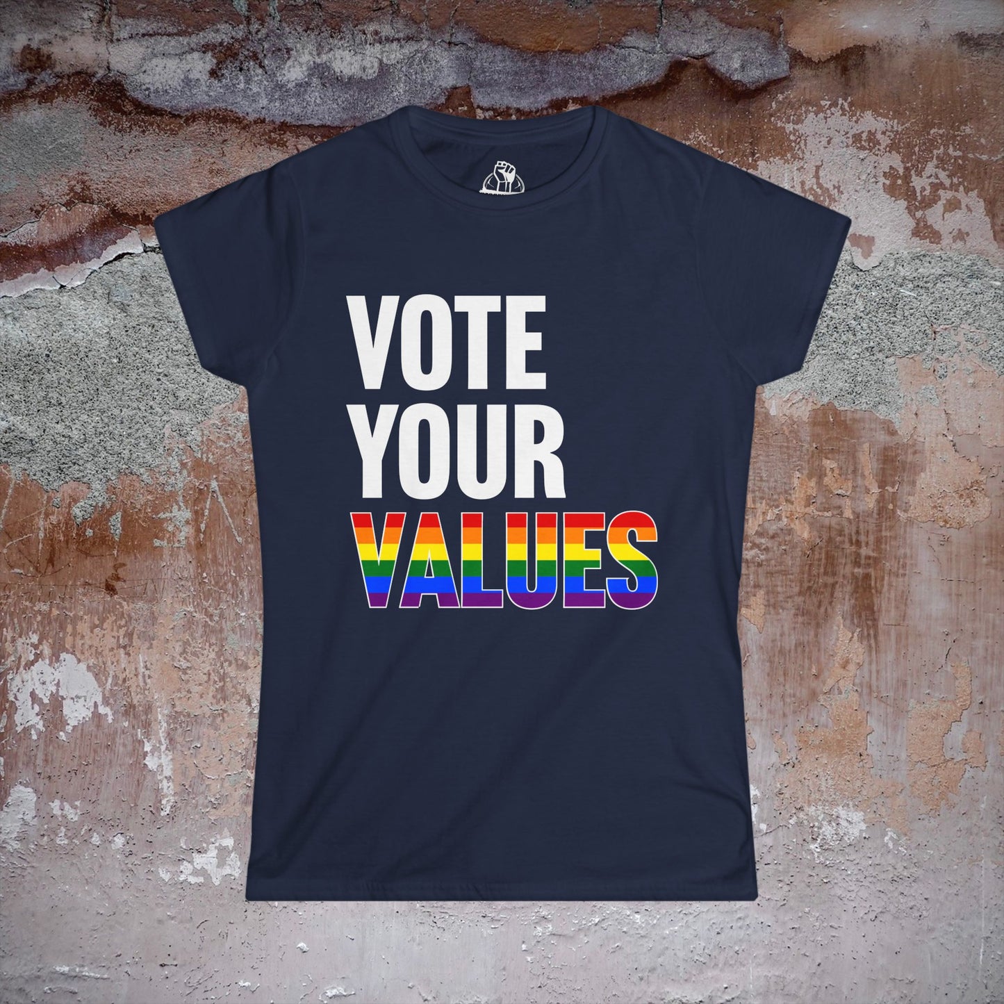 Vote Your Values - Women's Softstyle Tee