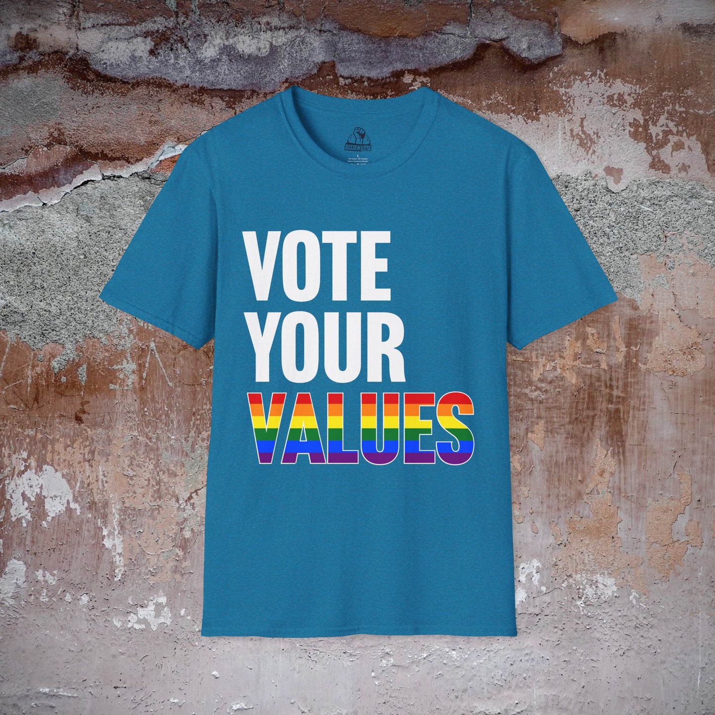Vote Your Values - Unisex Softstyle Tee