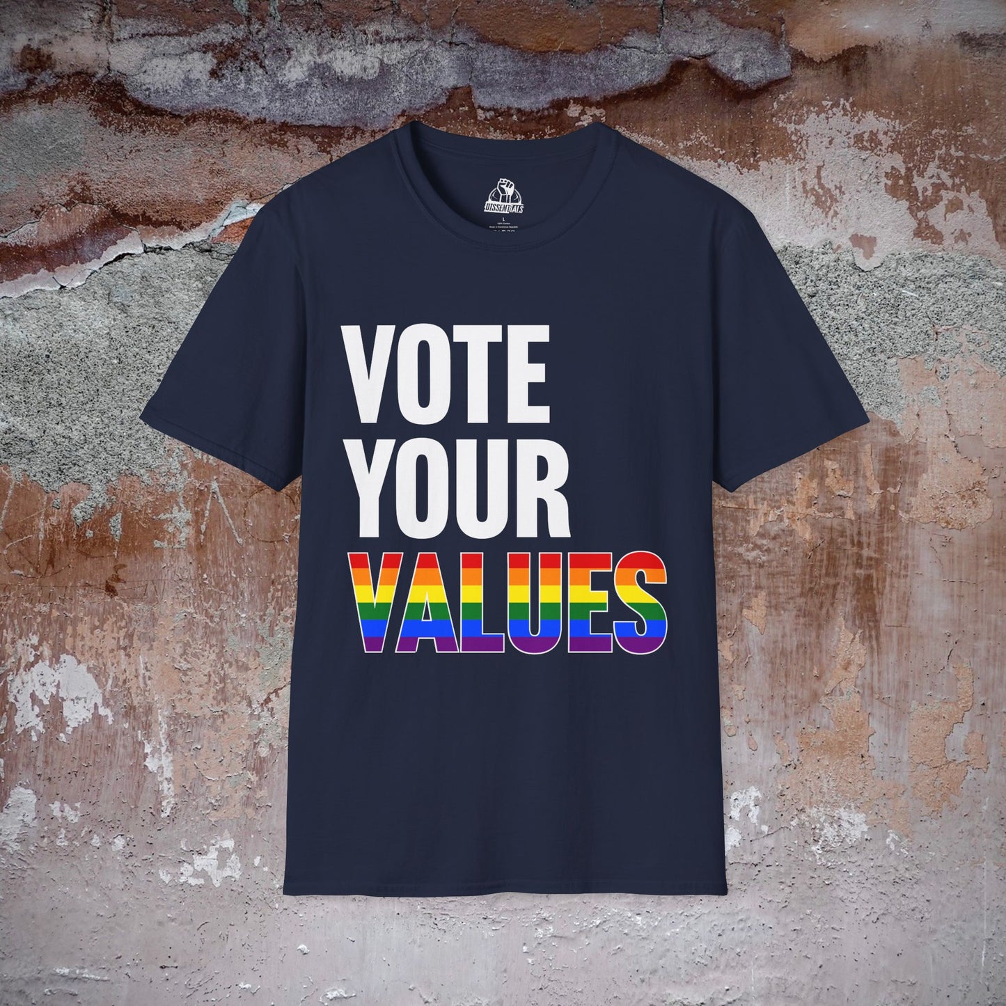 Vote Your Values - Unisex Softstyle Tee