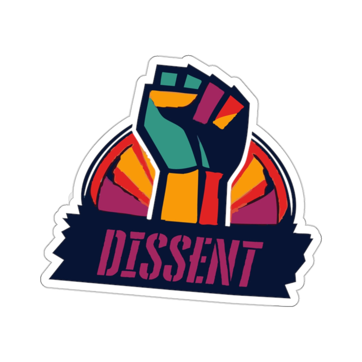 Dissent - Kiss-Cut Stickers