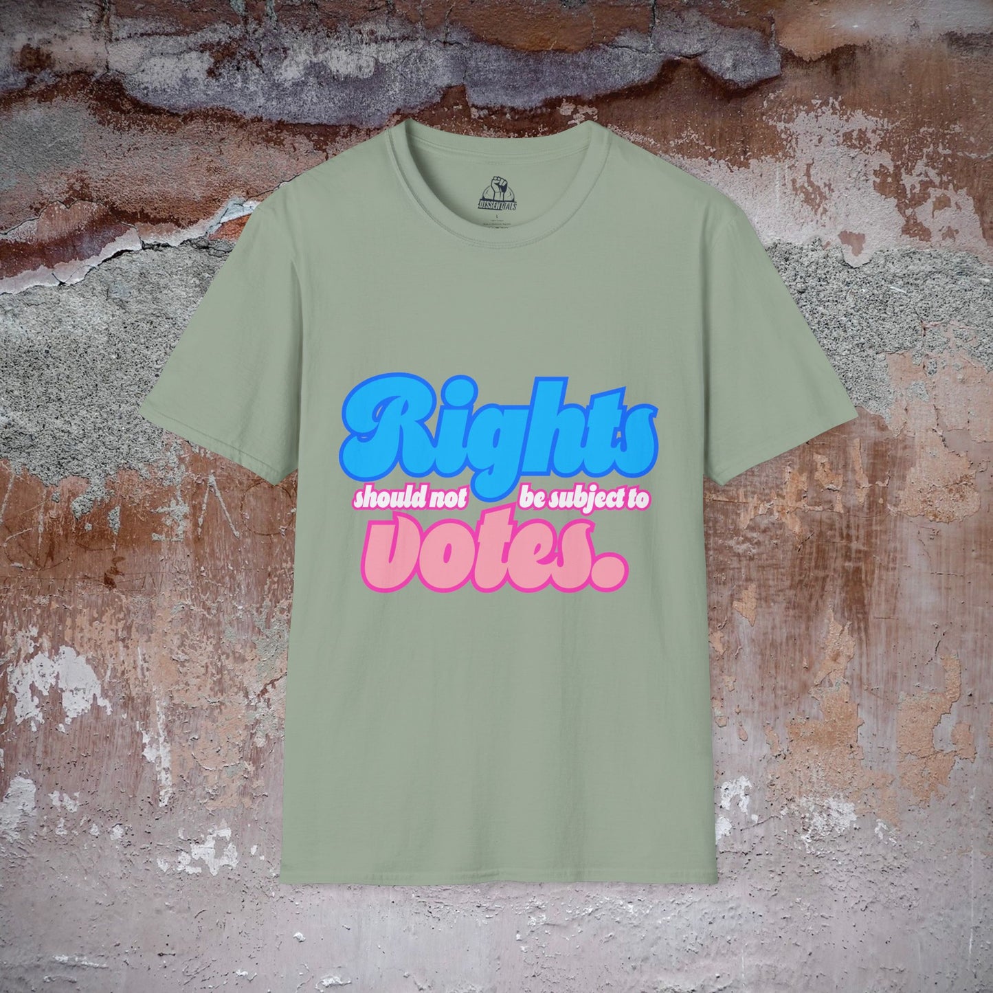 Rights Not Votes - Unisex Softstyle Tee