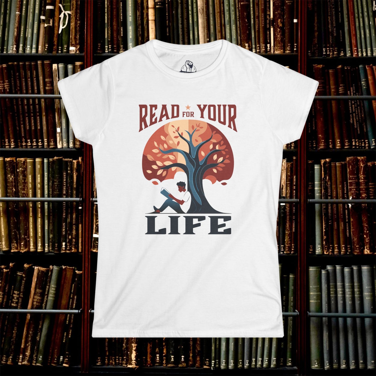 Read For Your Life Alt - Women's Softstyle Tee