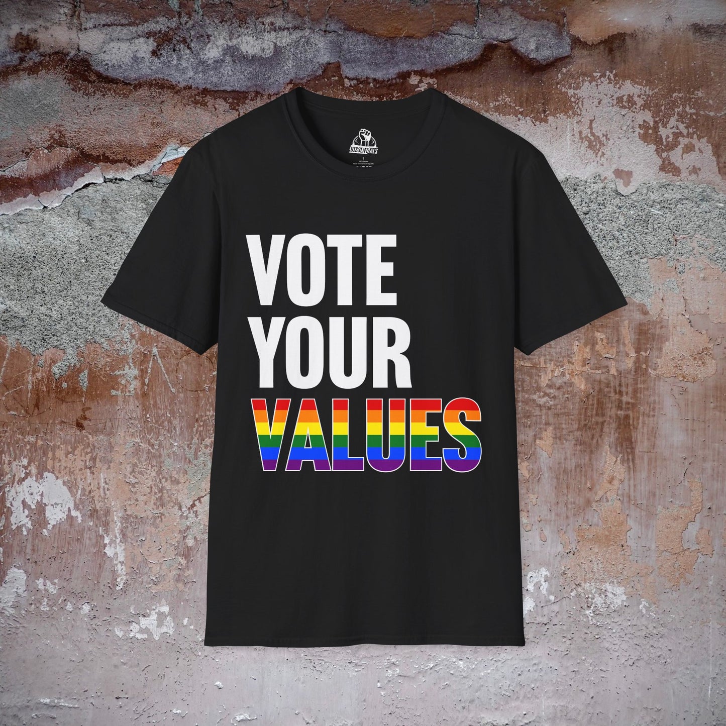 Vote Your Values - Unisex Softstyle Tee