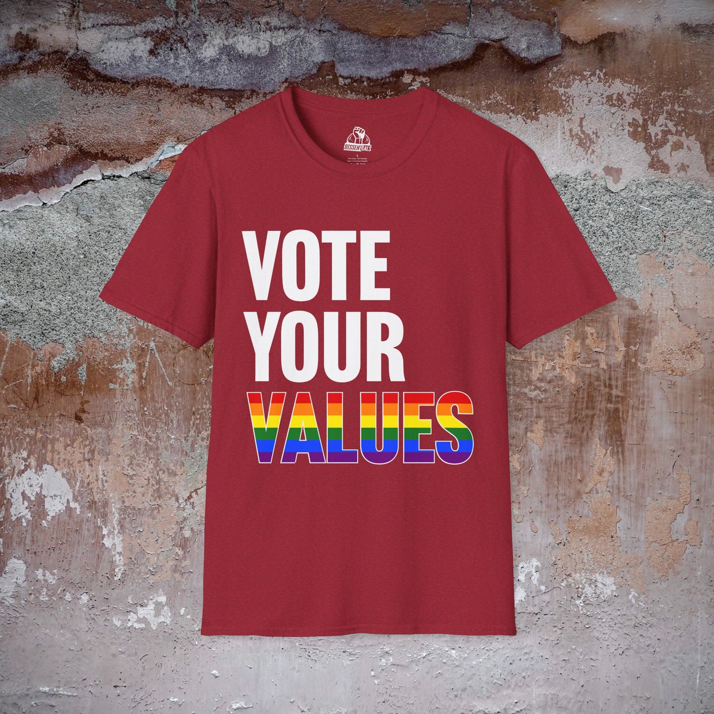 Vote Your Values - Unisex Softstyle Tee