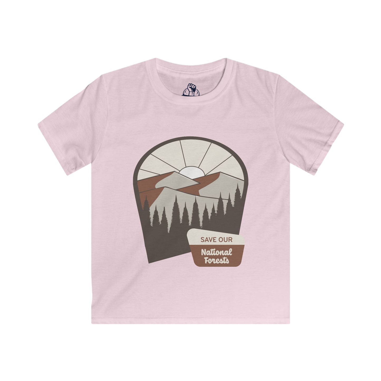 Save Our National Forests - Kids Softstyle Tee