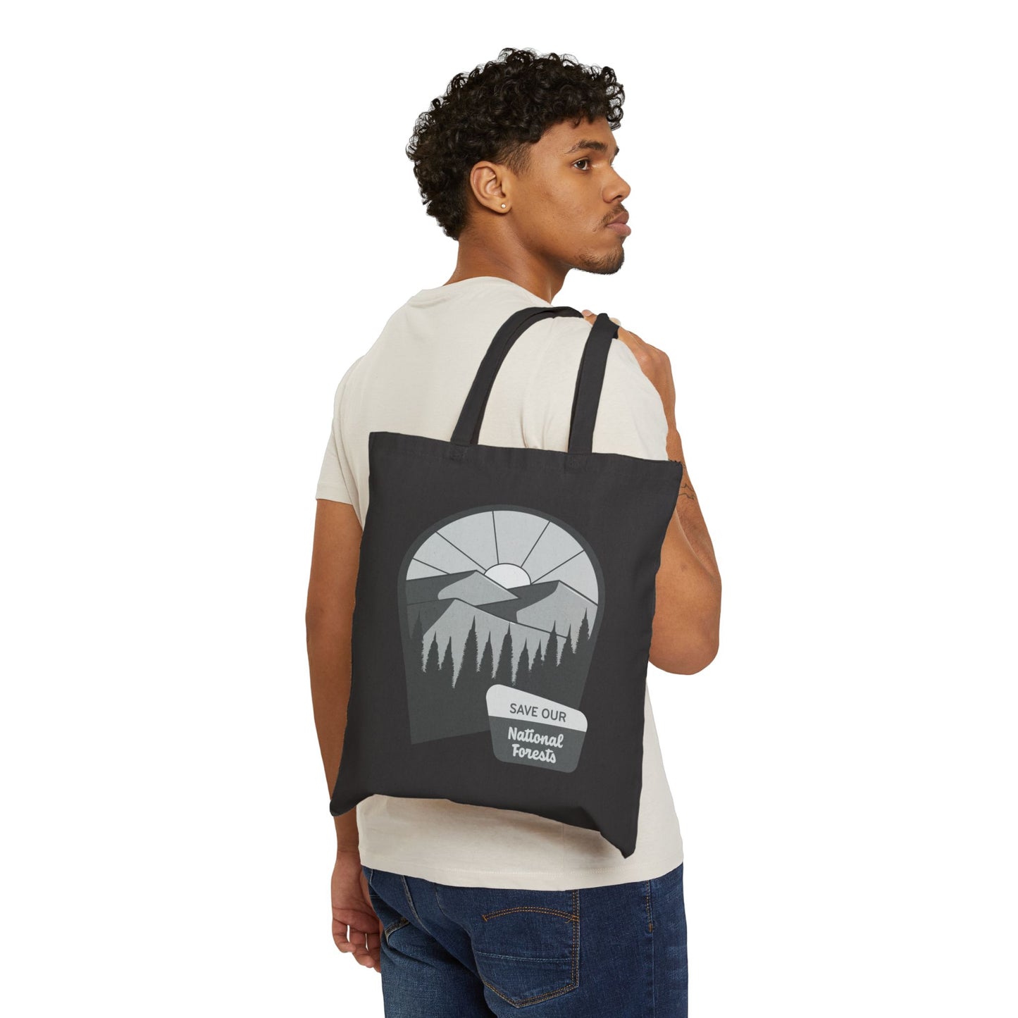 Save Our National Forests - Cotton Canvas Tote Bag