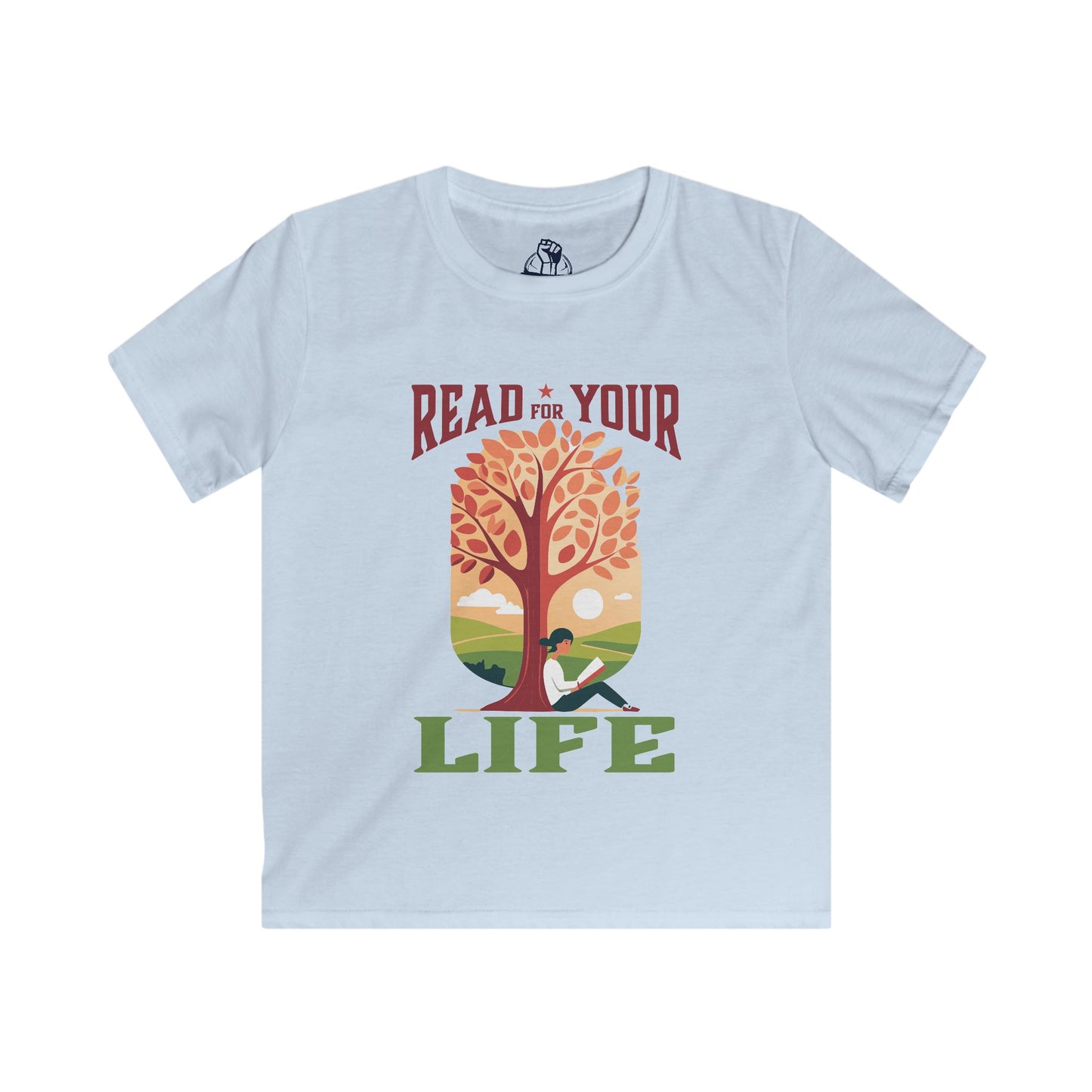 Read For Your Life - Kids Softstyle Tee