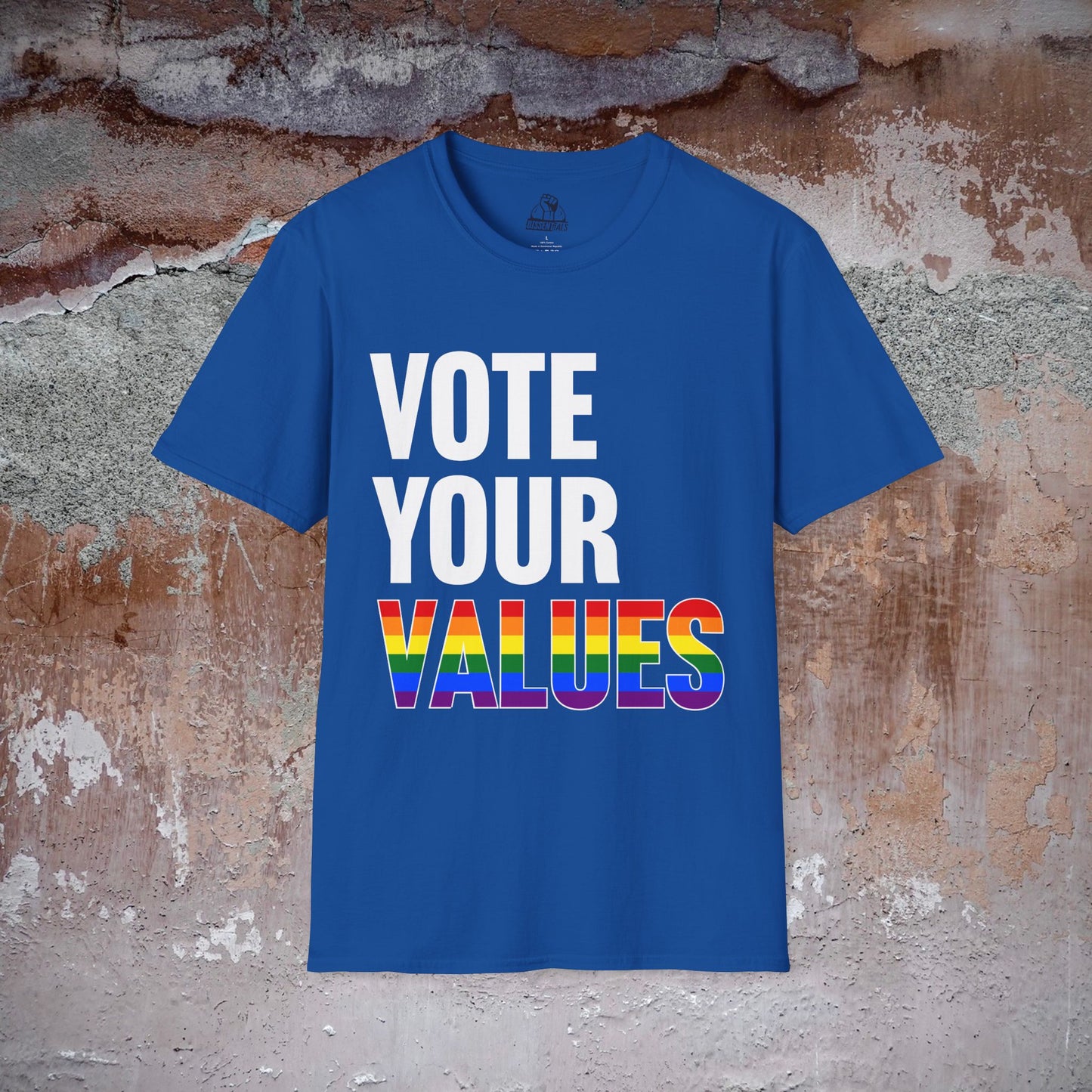 Vote Your Values - Unisex Softstyle Tee