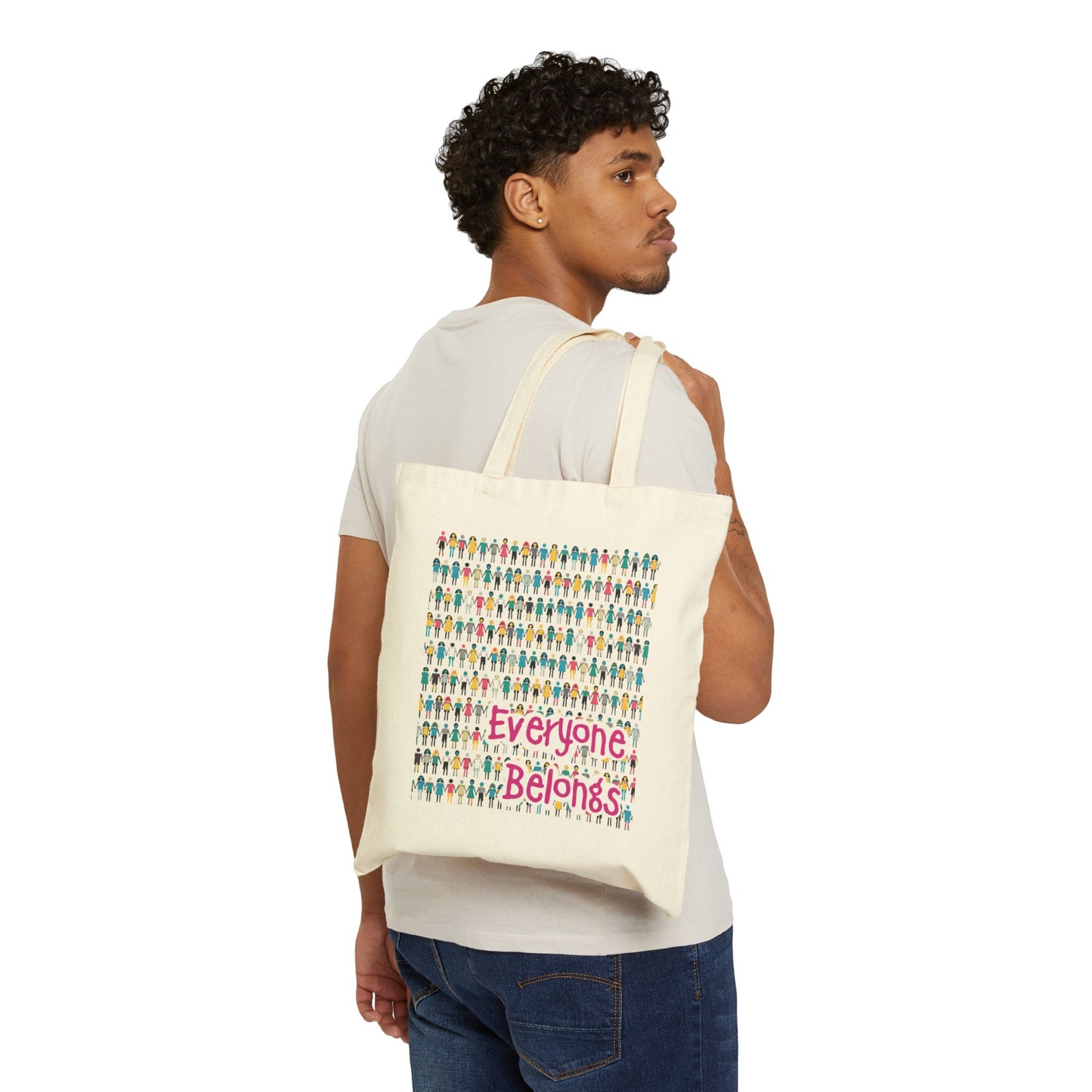 Everyone Belongs - Cotton Canvas Tote Bag