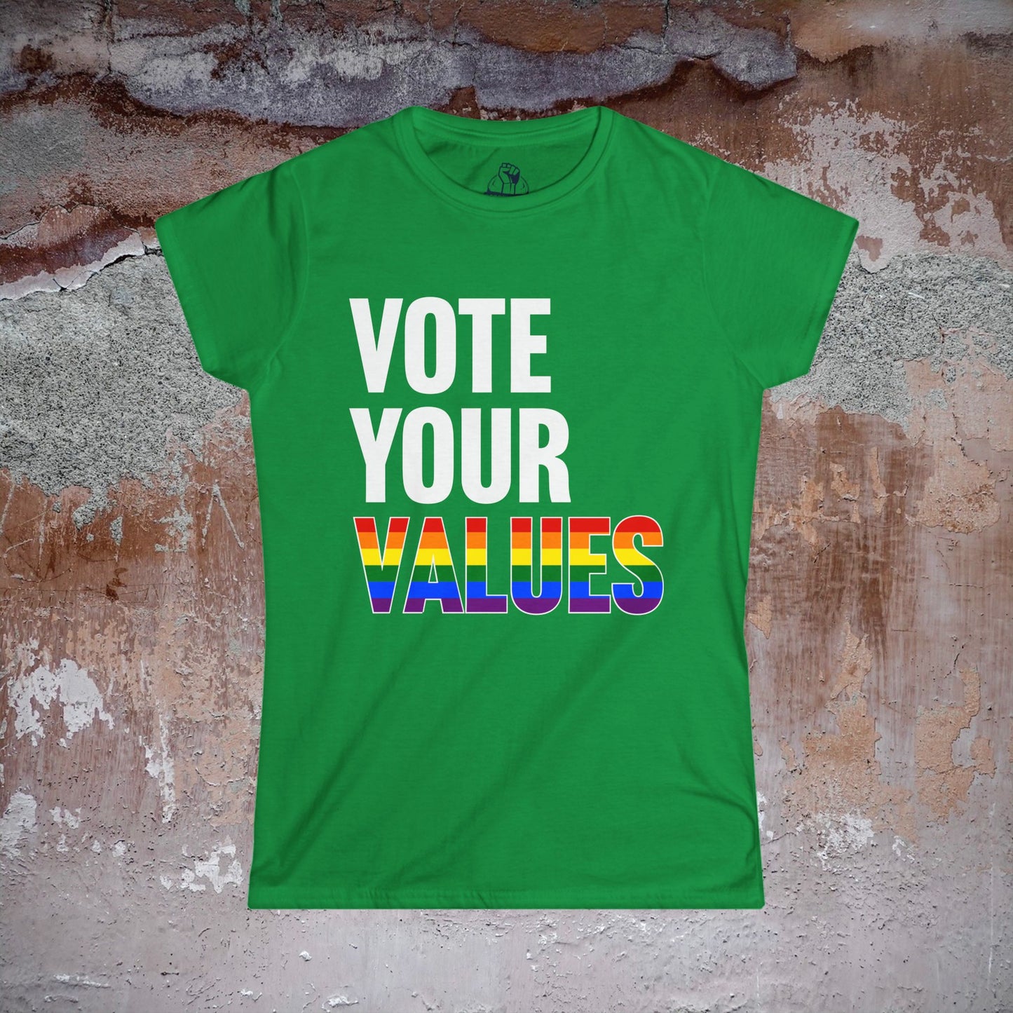 Vote Your Values - Women's Softstyle Tee