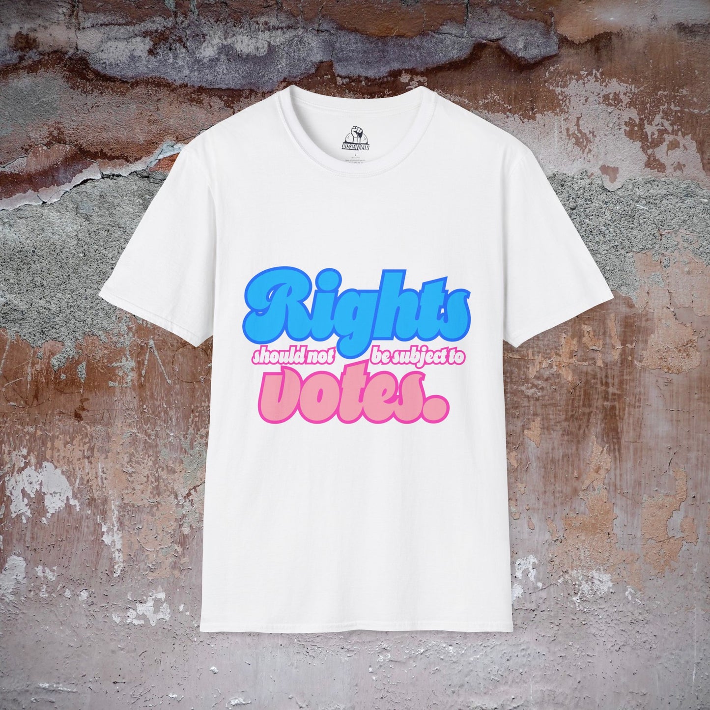 Rights Not Votes - Unisex Softstyle Tee