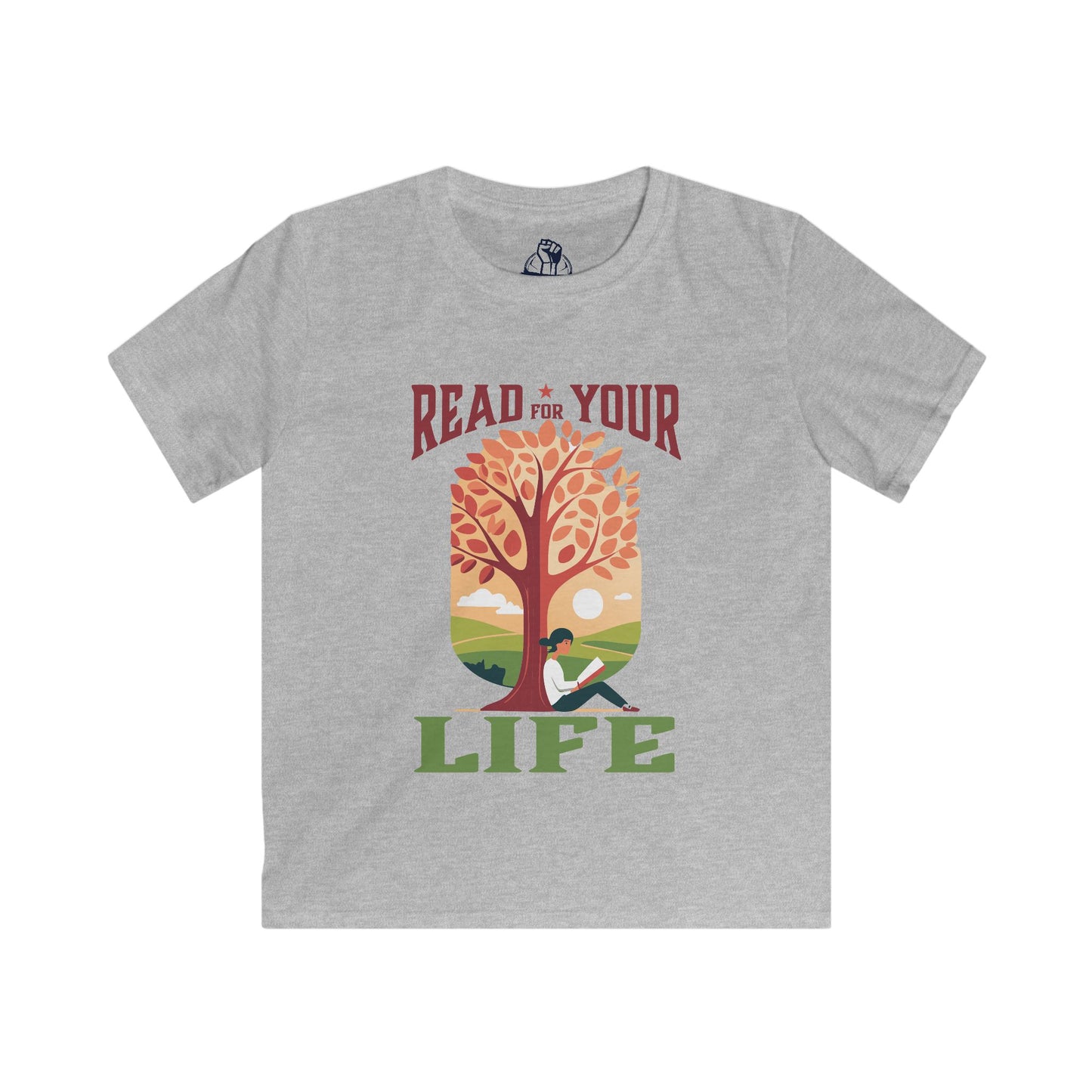 Read For Your Life - Kids Softstyle Tee