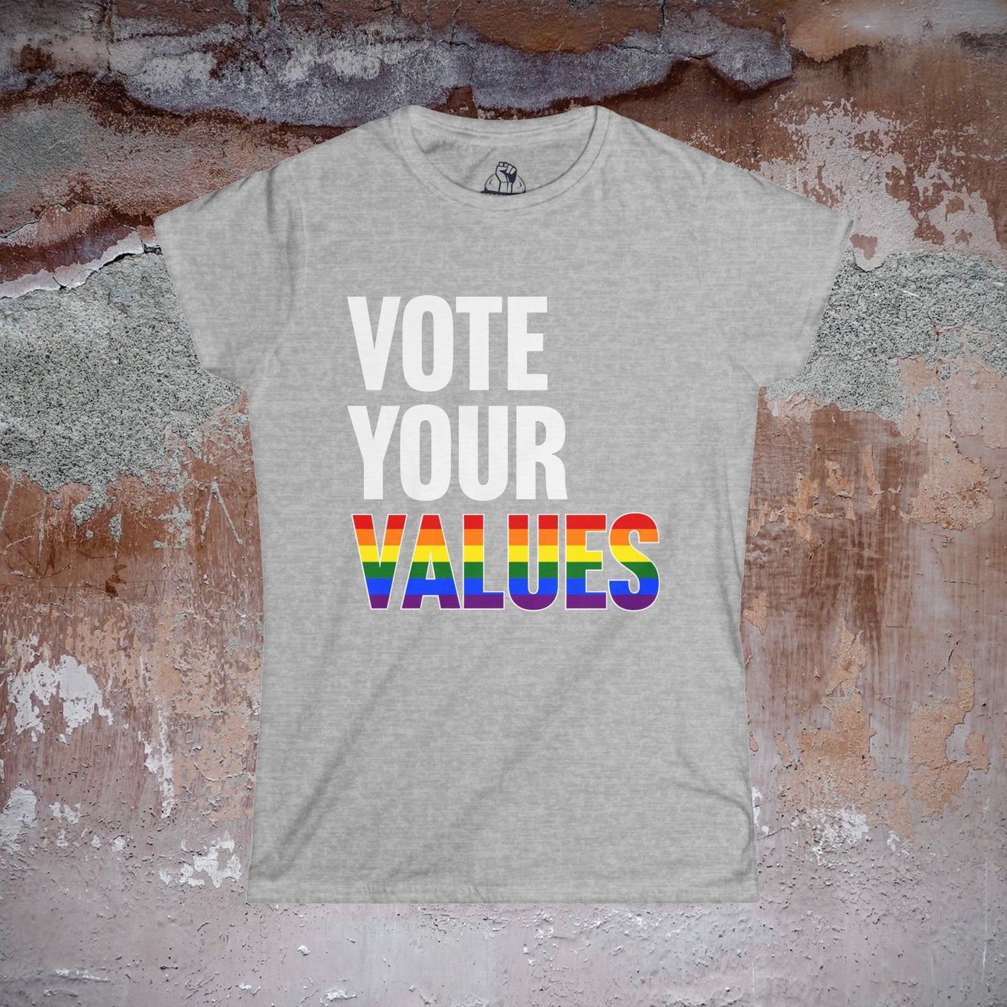 Vote Your Values - Women's Softstyle Tee