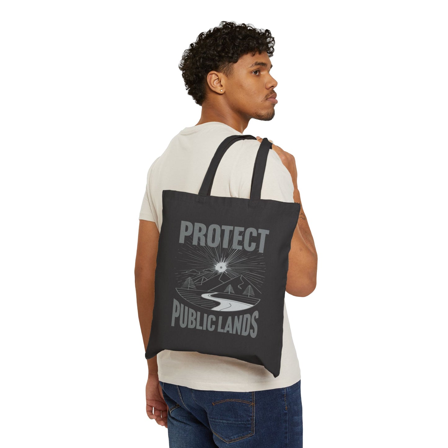 Protect Public Lands - Cotton Canvas Tote Bag