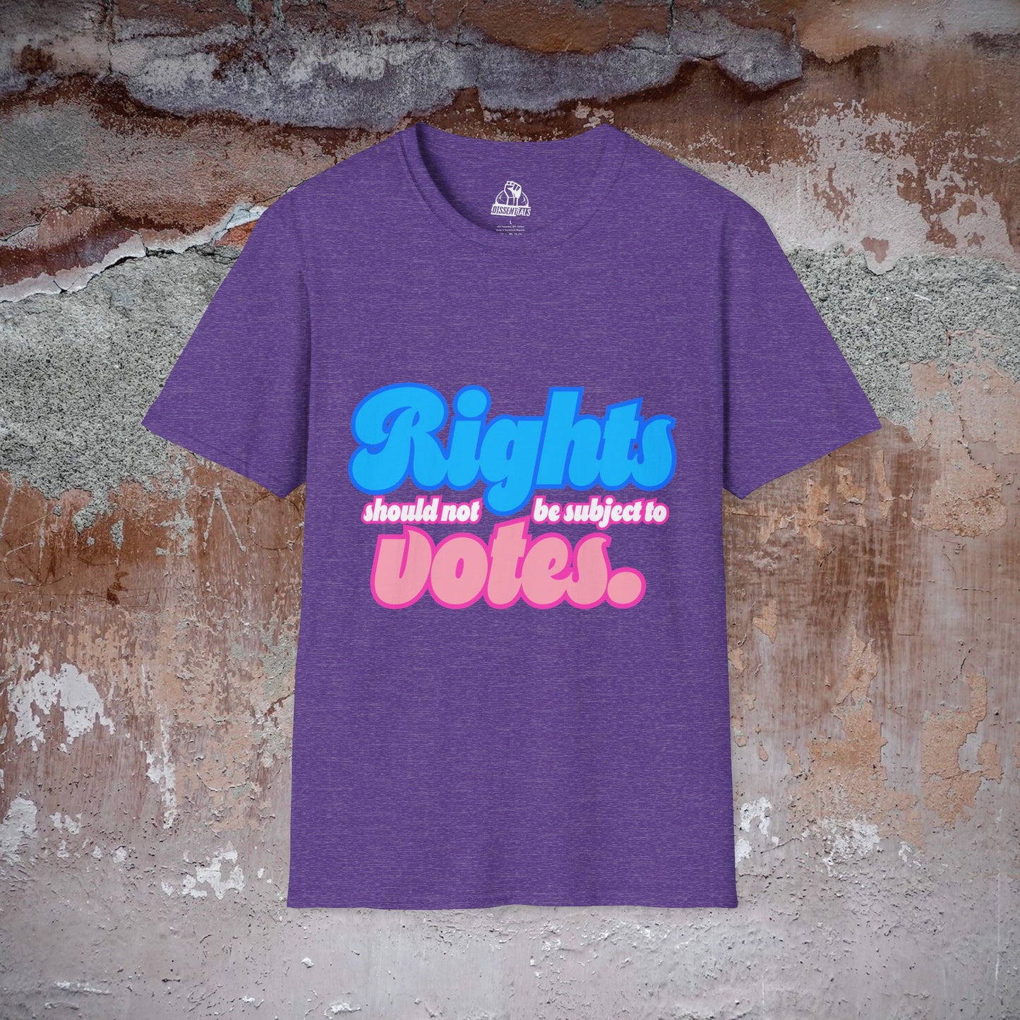 Rights Not Votes - Unisex Softstyle Tee