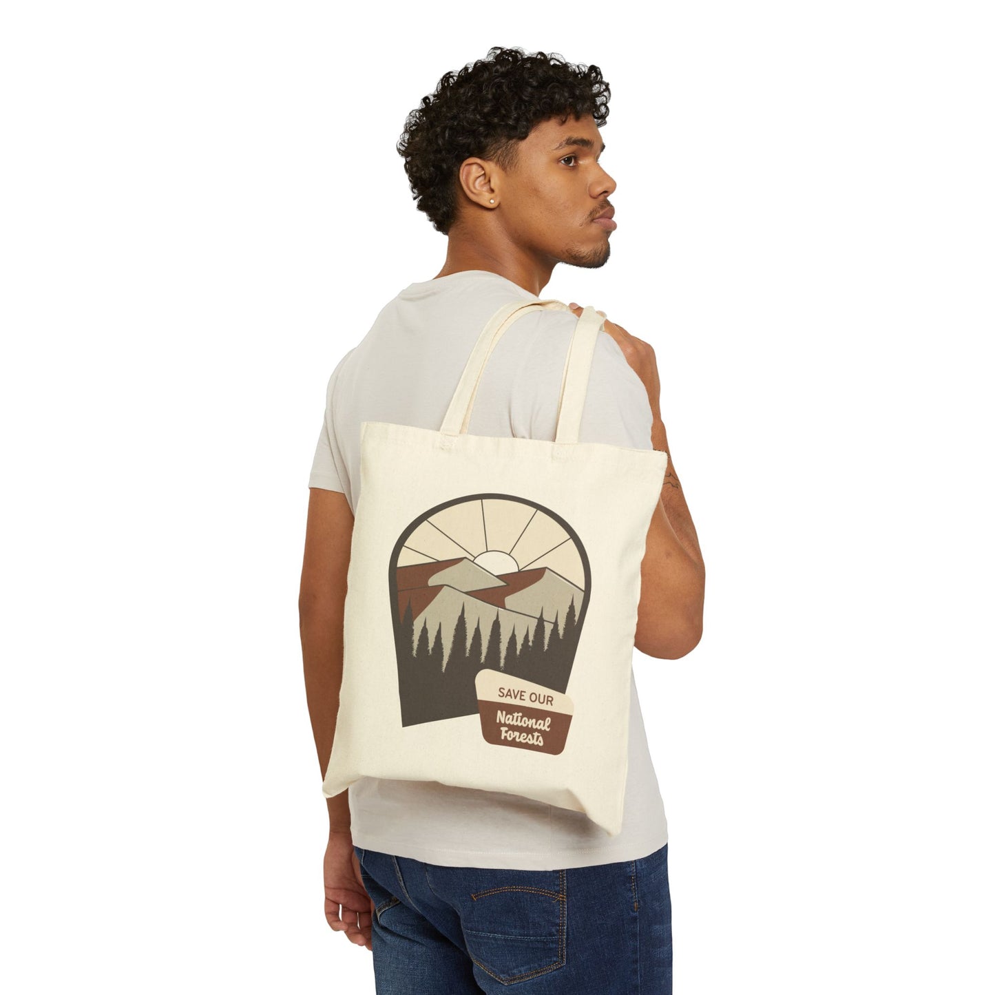 Save Our National Forests - Cotton Canvas Tote Bag