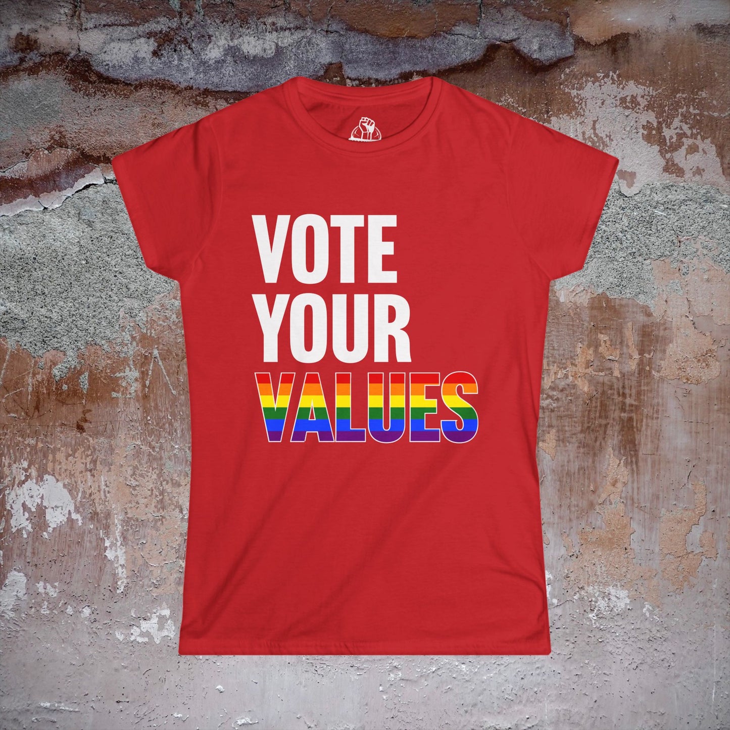Vote Your Values - Women's Softstyle Tee