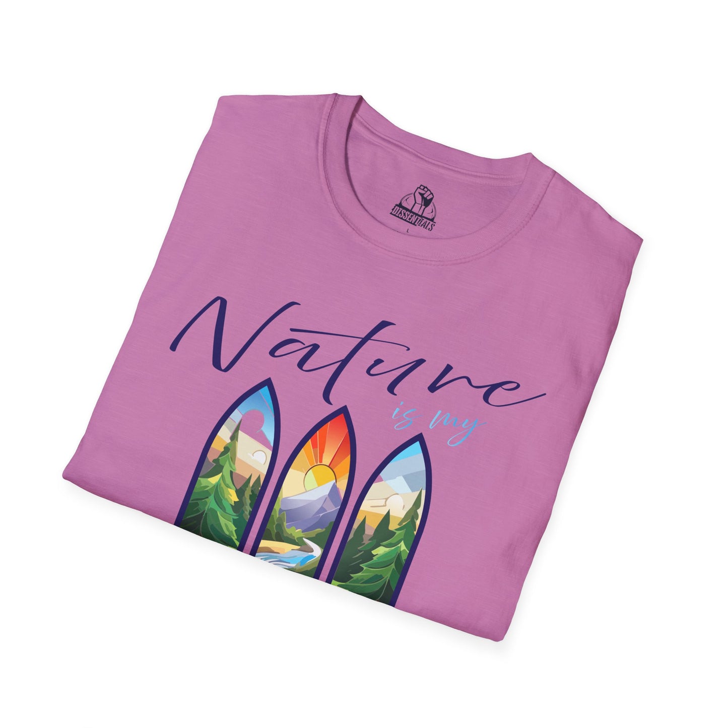 Nature is my Temple - Unisex Softstyle Tee