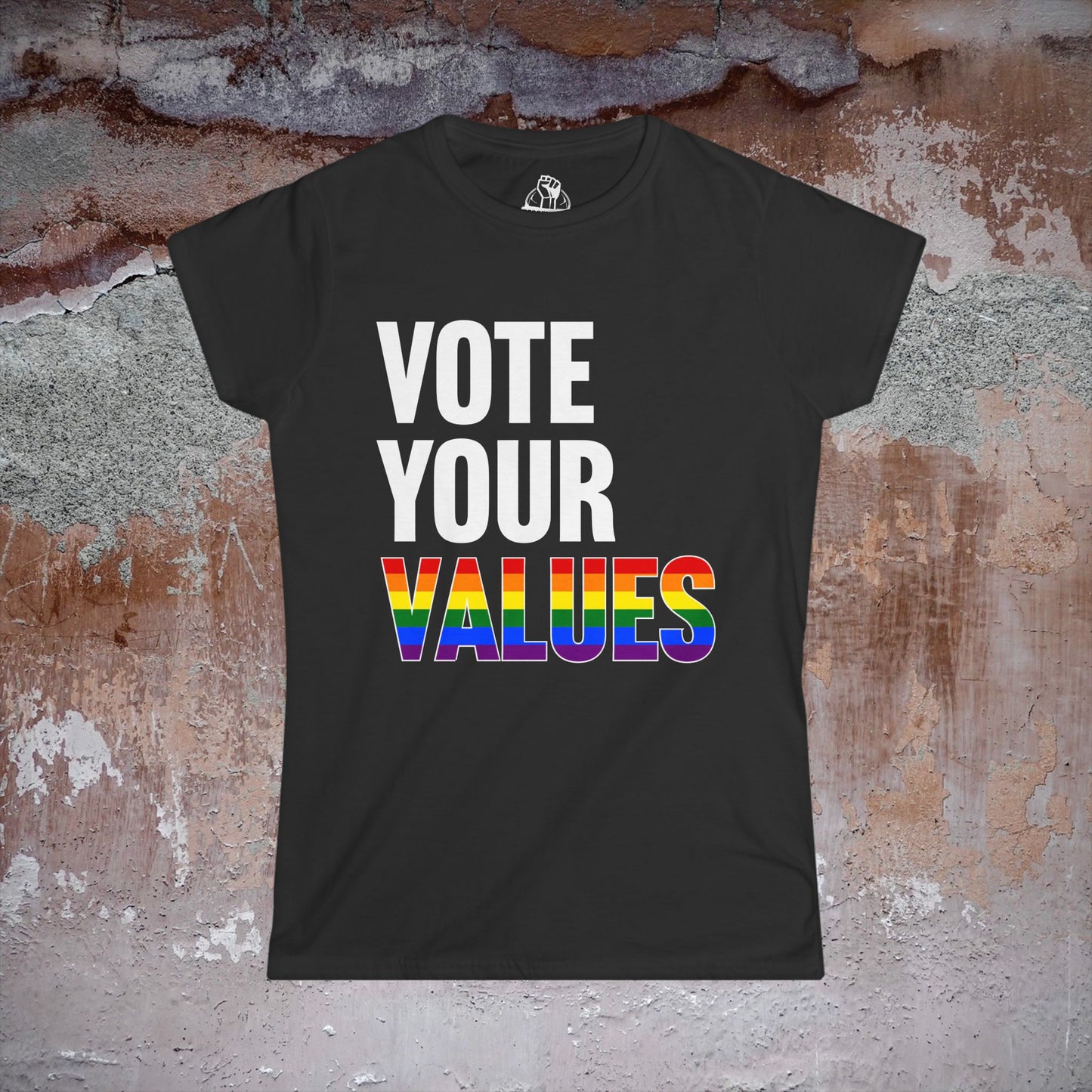 Vote Your Values - Women's Softstyle Tee