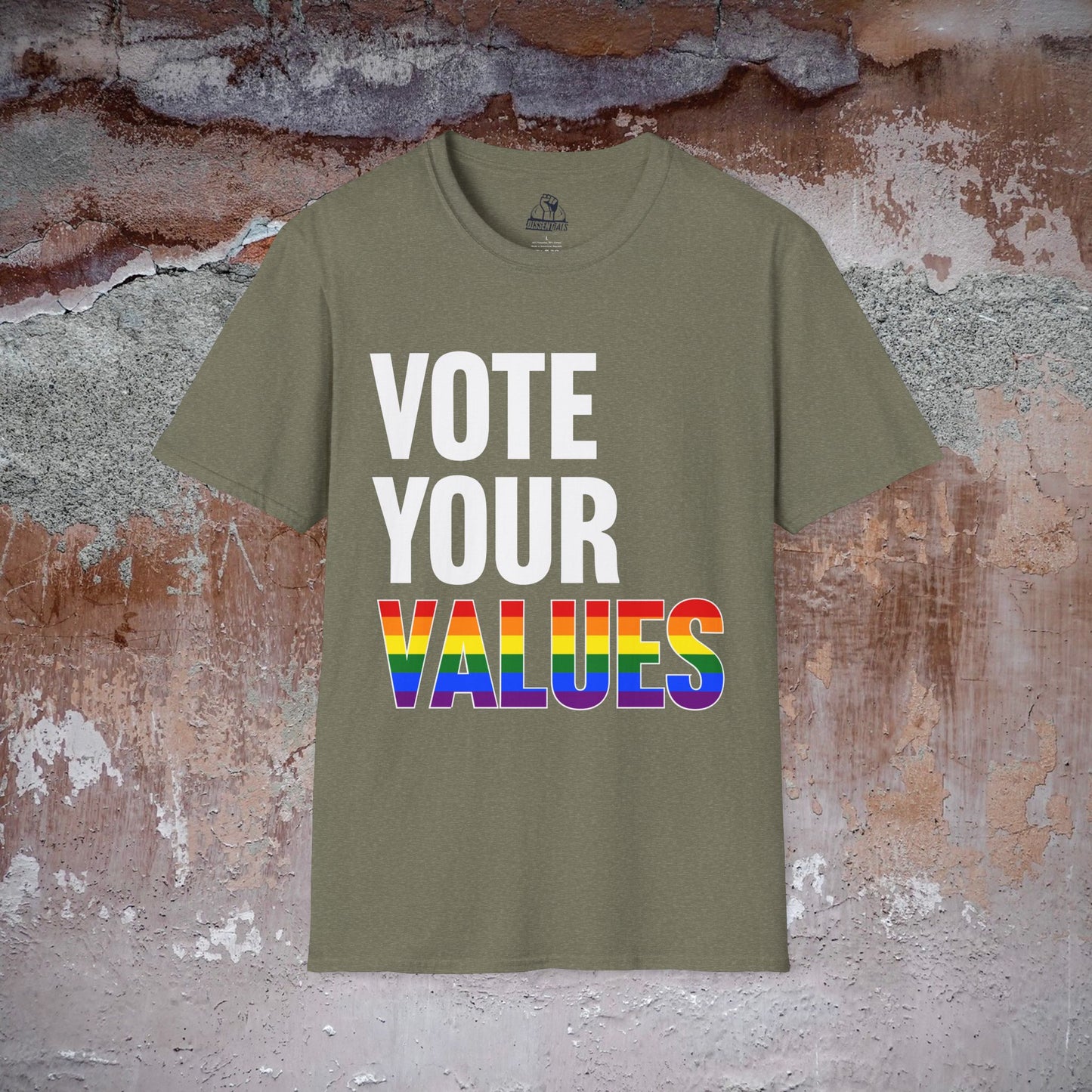 Vote Your Values - Unisex Softstyle Tee