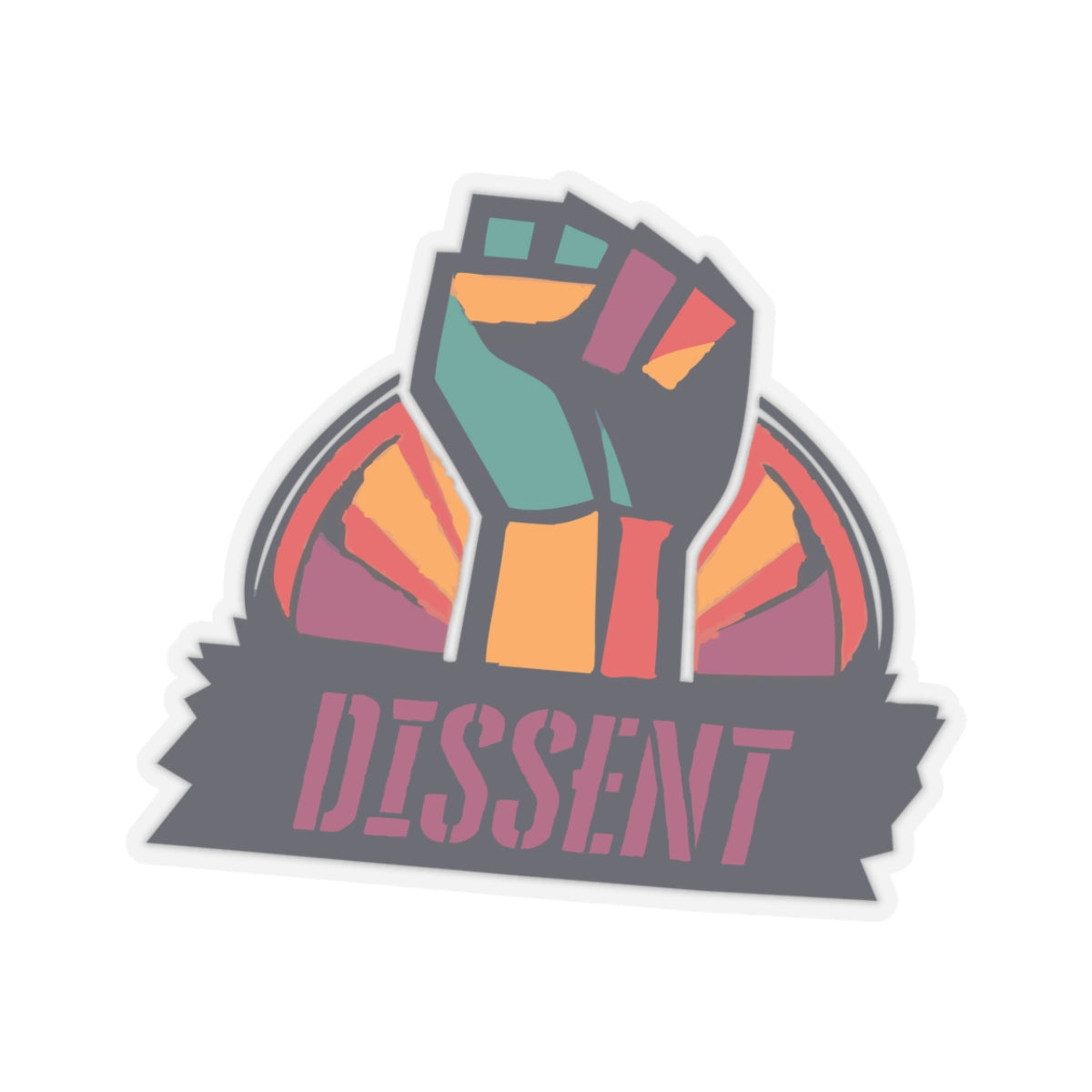 Dissent - Kiss-Cut Stickers