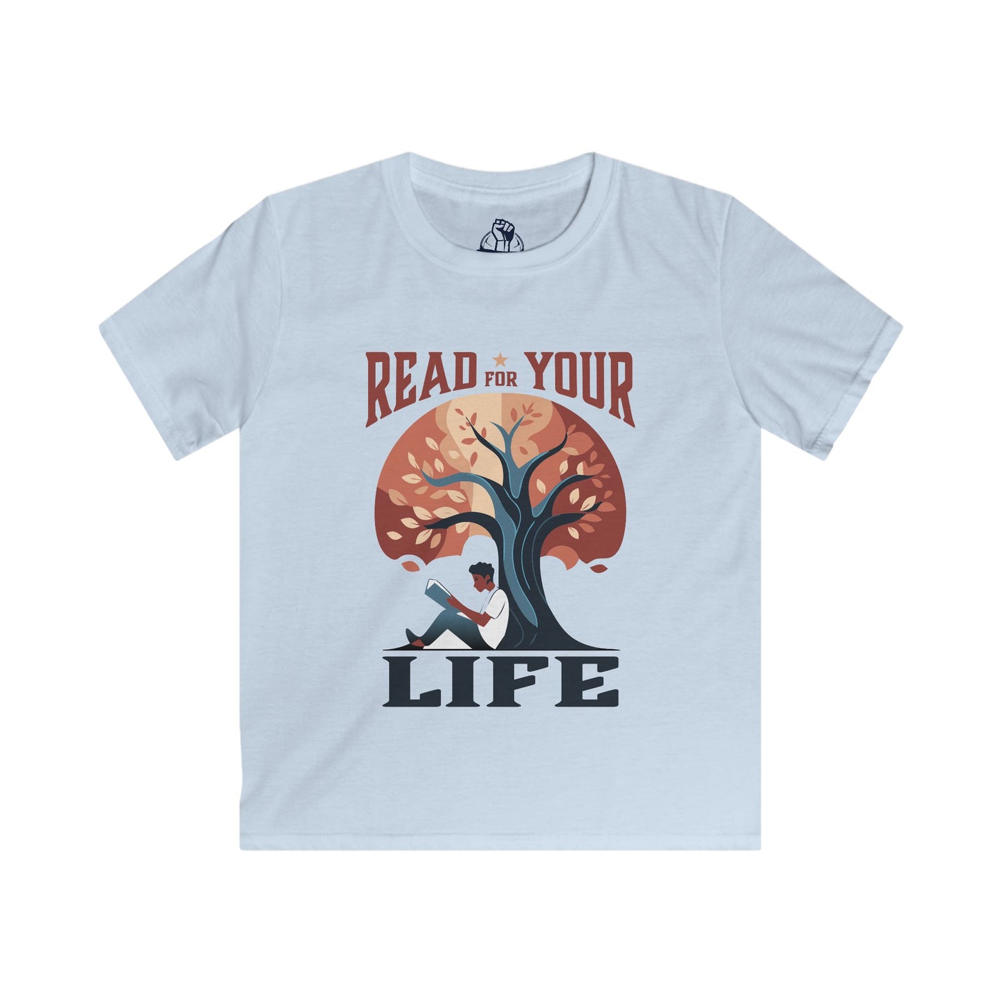 Read For Your Life Alt - Kids Softstyle Tee