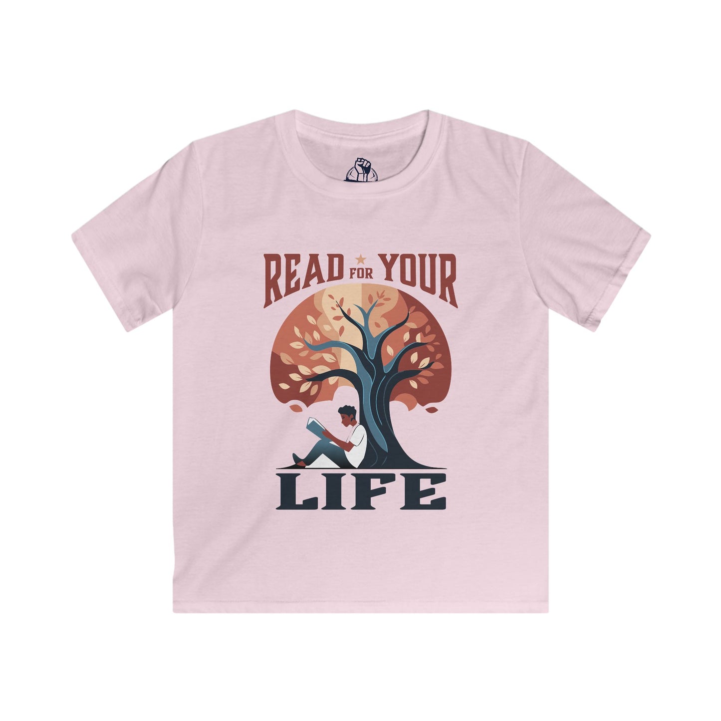 Read For Your Life Alt - Kids Softstyle Tee