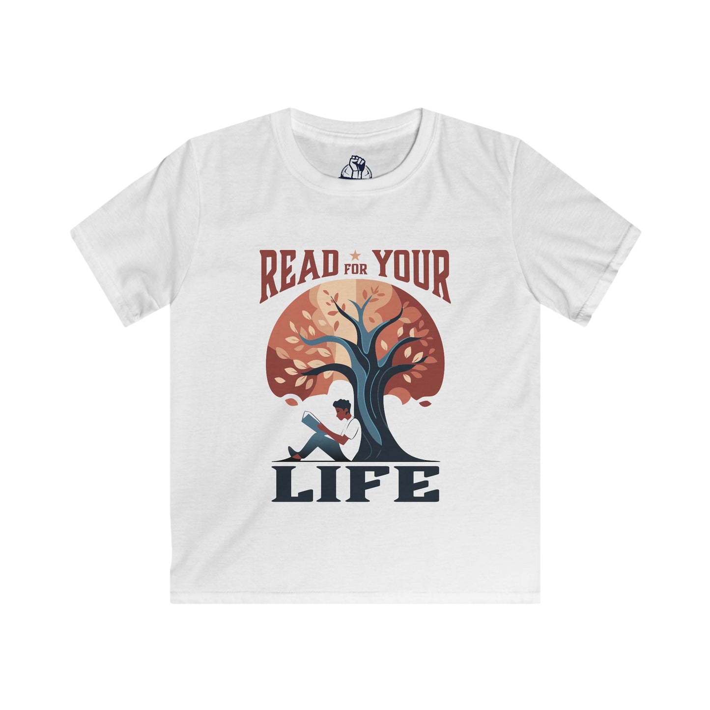 Read For Your Life Alt - Kids Softstyle Tee