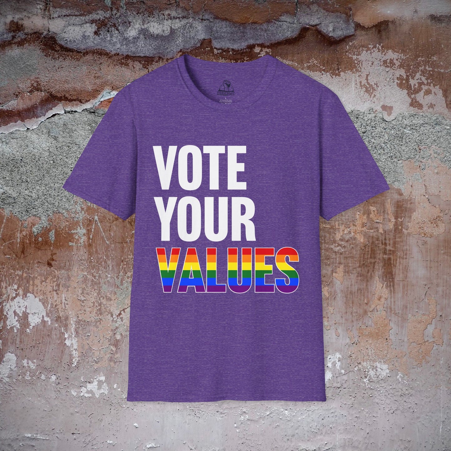 Vote Your Values - Unisex Softstyle Tee