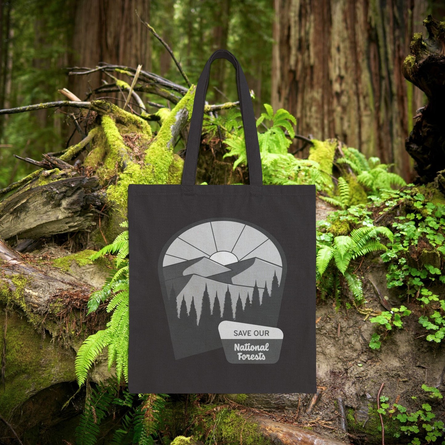 Save Our National Forests - Cotton Canvas Tote Bag