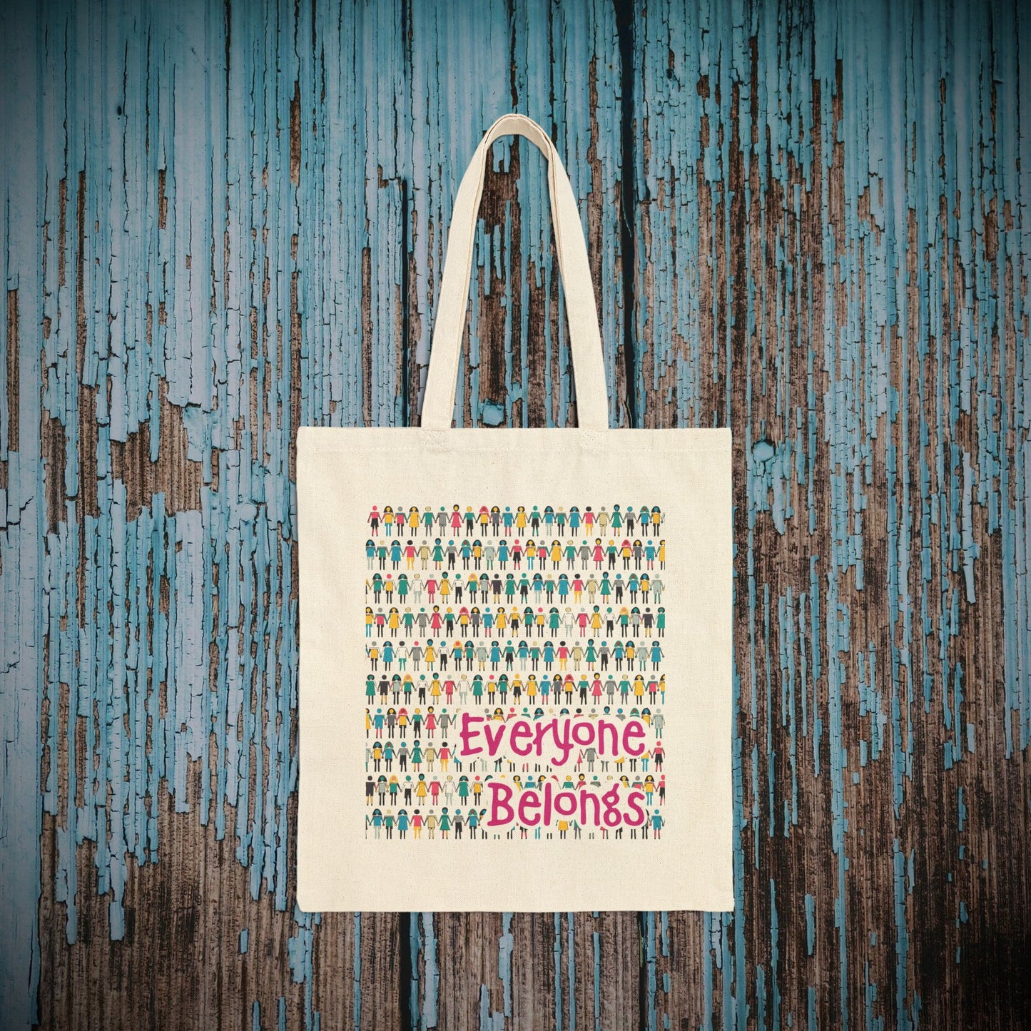 Everyone Belongs - Cotton Canvas Tote Bag