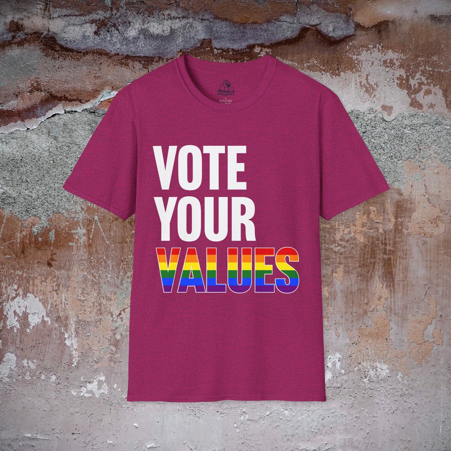 Vote Your Values - Unisex Softstyle Tee
