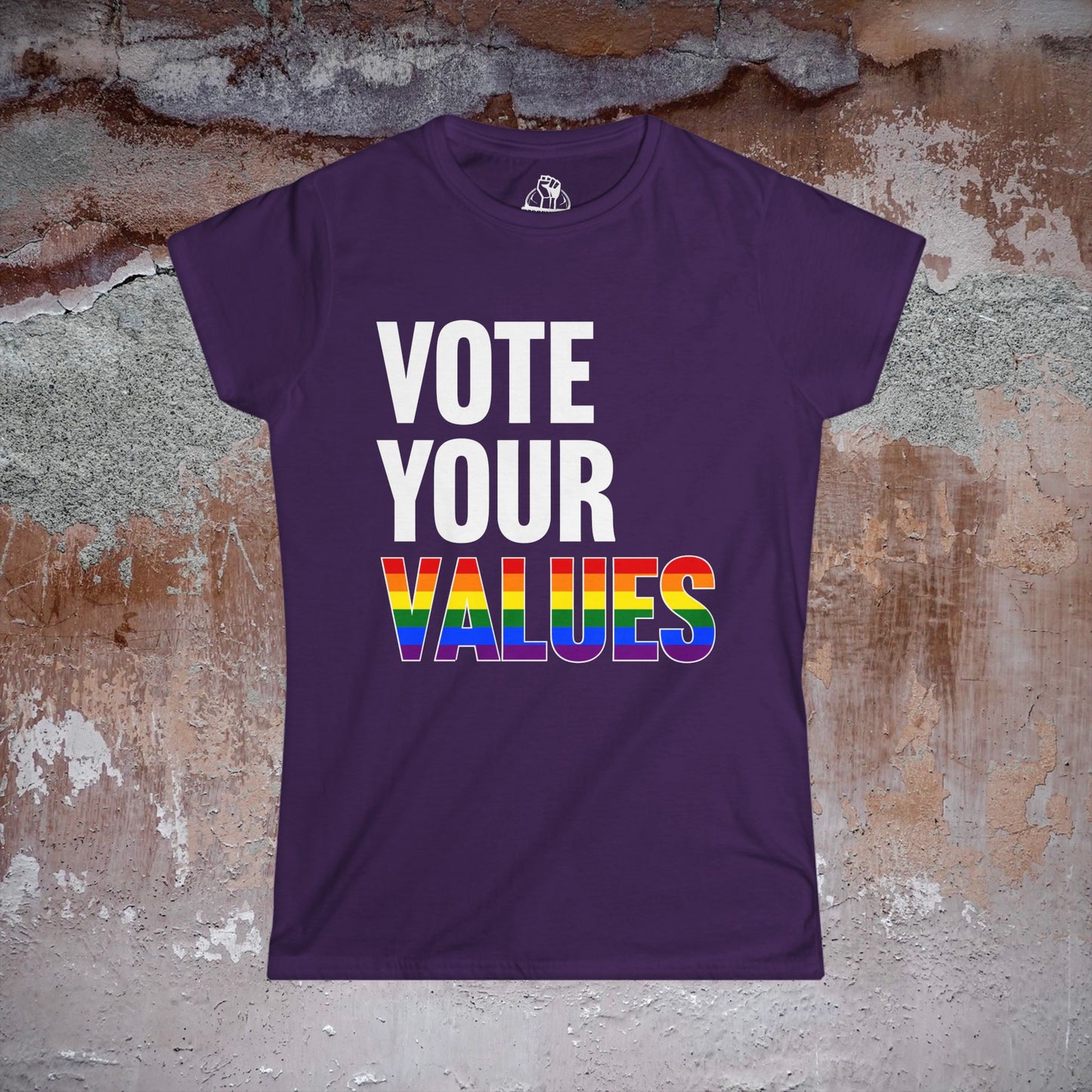 Vote Your Values - Women's Softstyle Tee