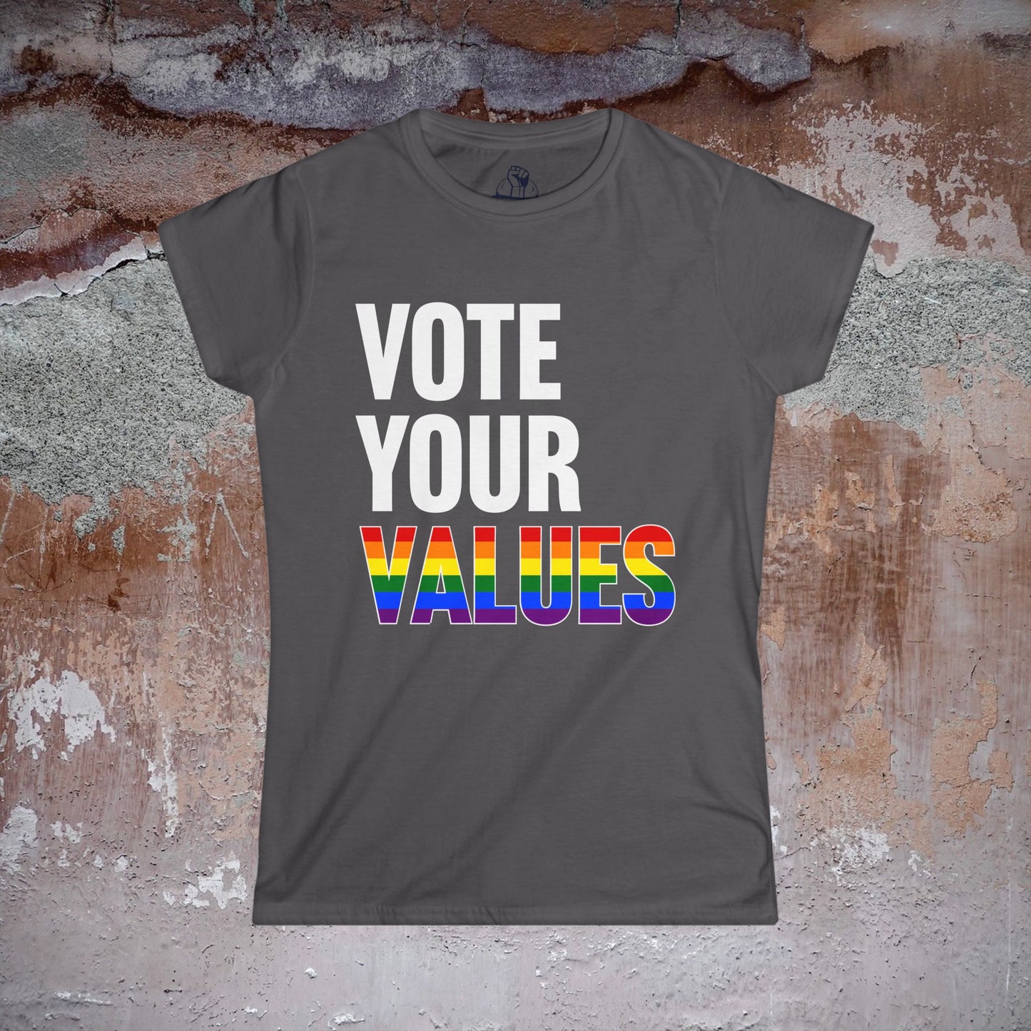 Vote Your Values - Women's Softstyle Tee