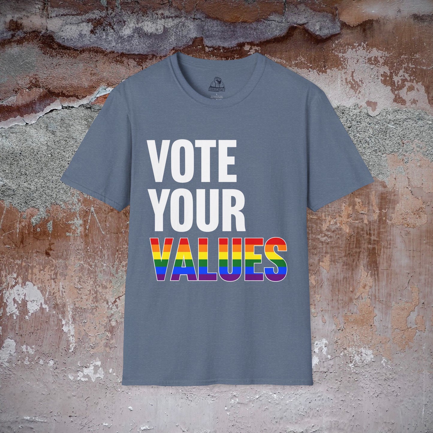 Vote Your Values - Unisex Softstyle Tee