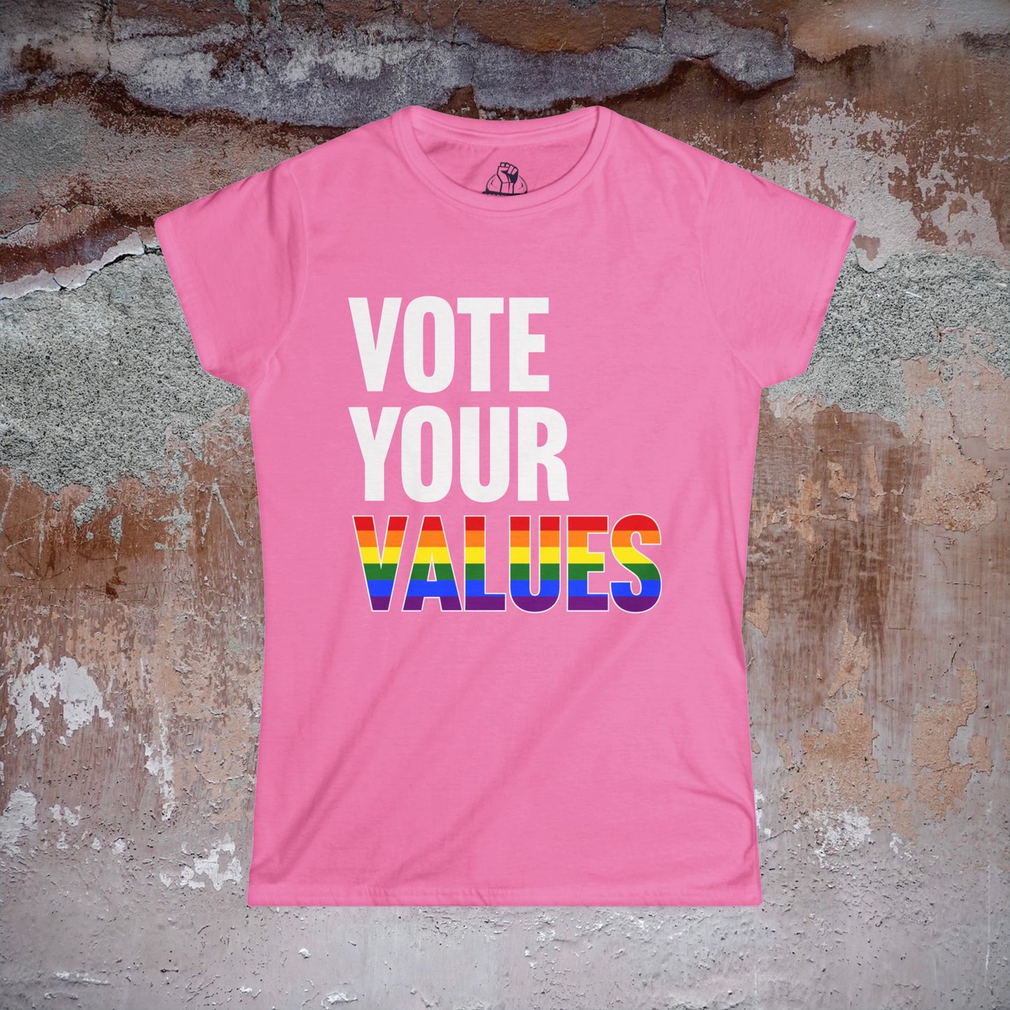 Vote Your Values - Women's Softstyle Tee