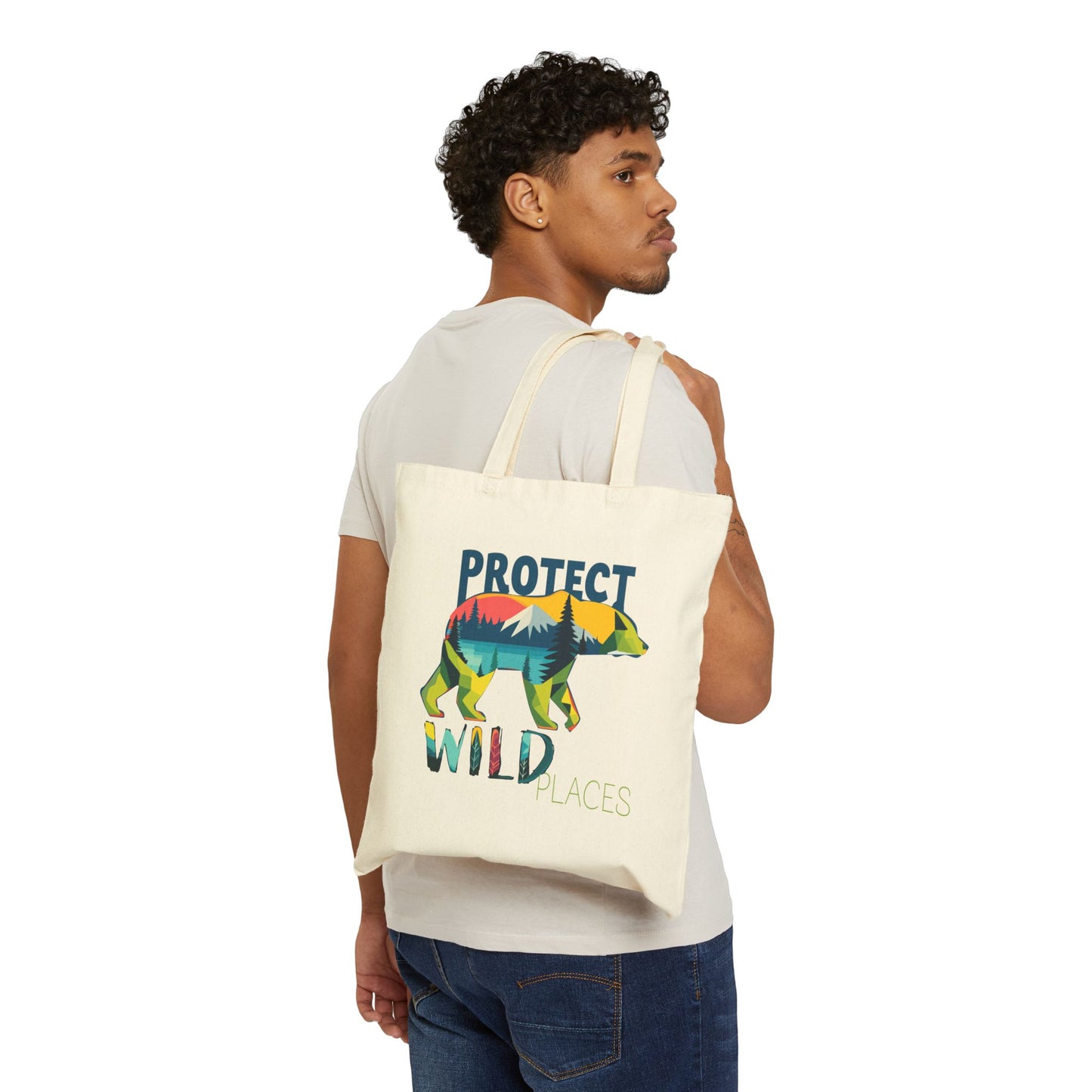 Protect Wild Places - Cotton Canvas Tote Bag