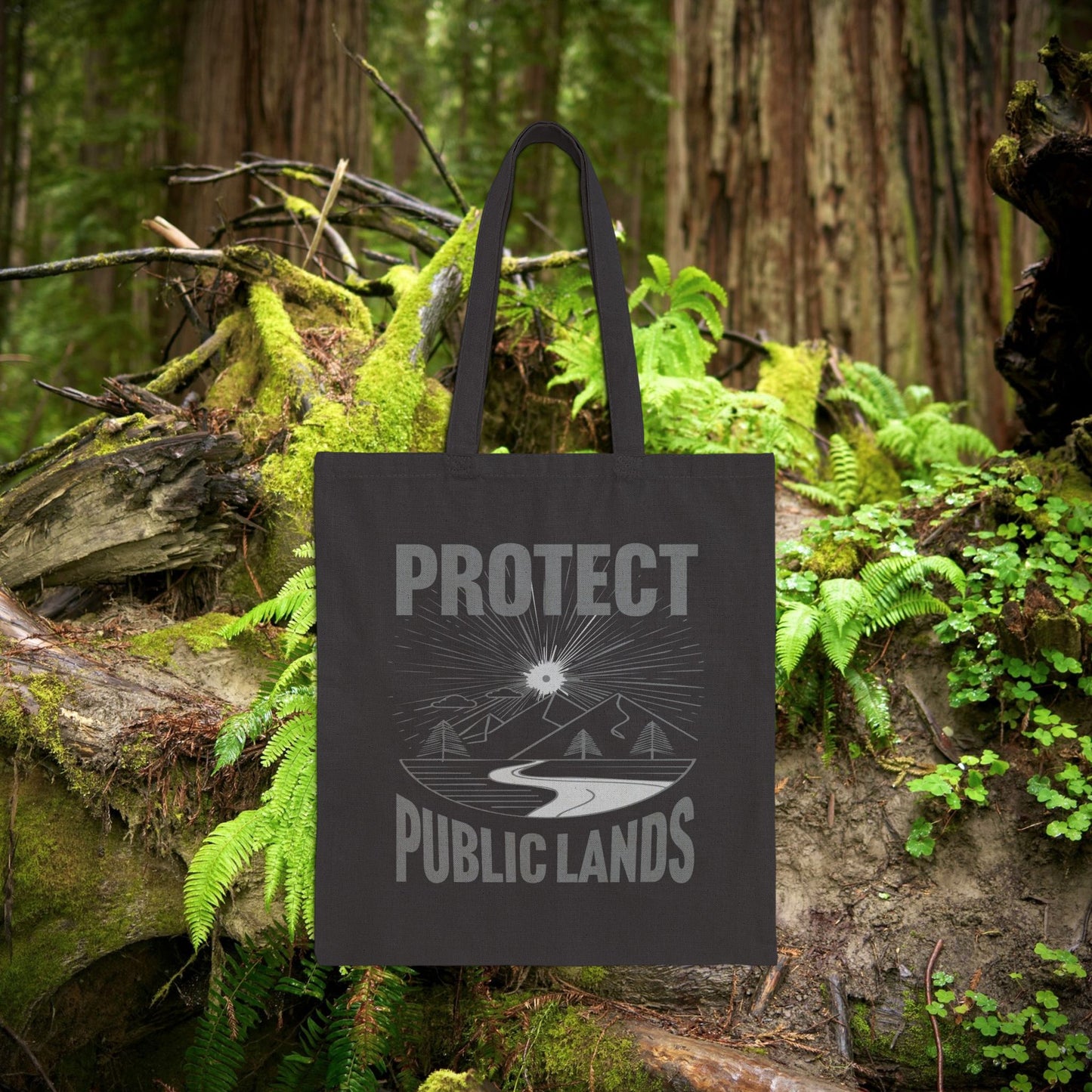 Protect Public Lands - Cotton Canvas Tote Bag