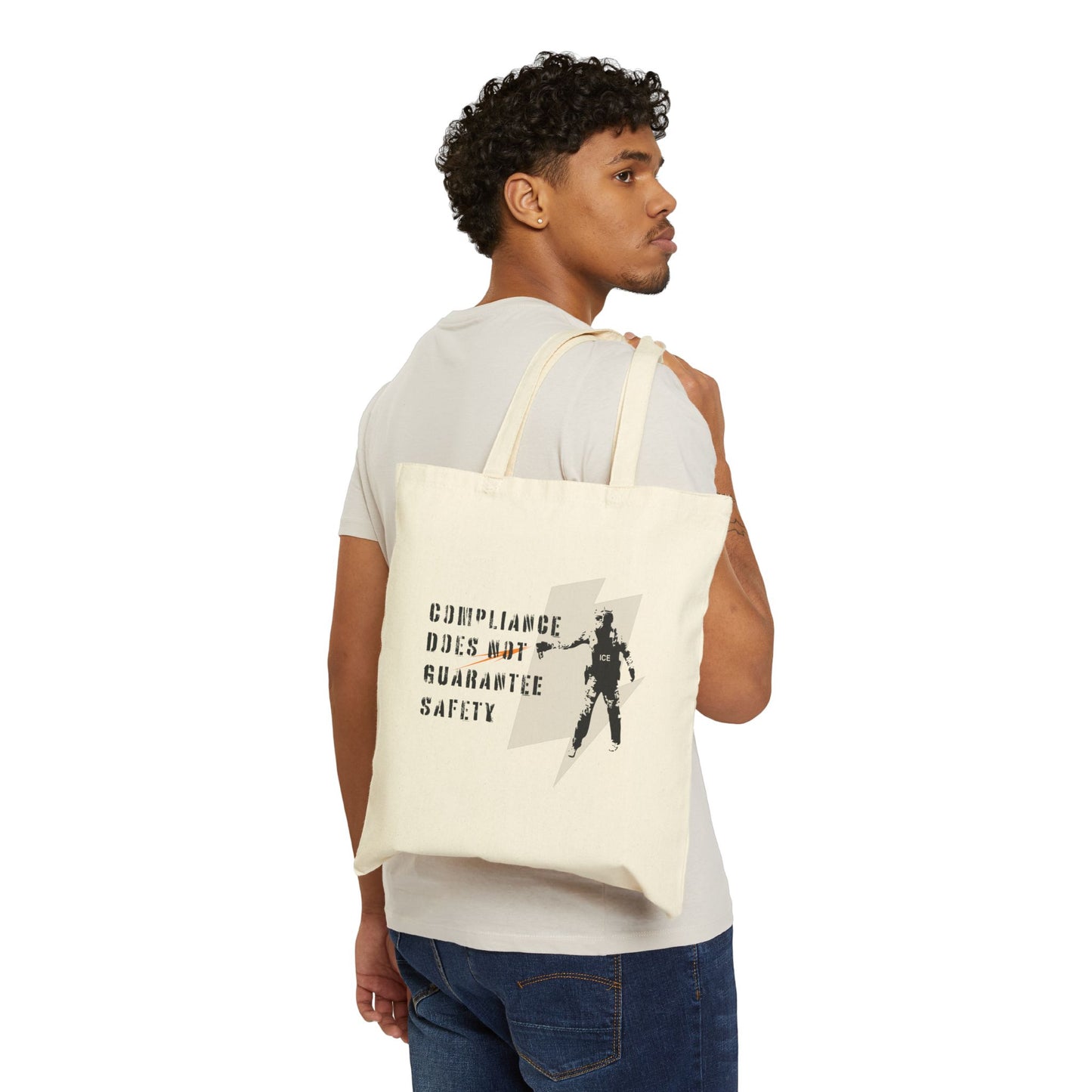 Compliance Does Not Guarantee Safety - Cotton Canvas Tote Bag