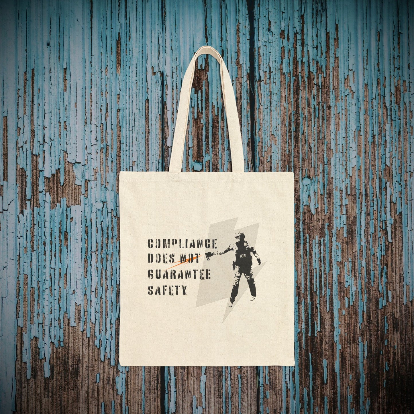 Compliance Does Not Guarantee Safety - Cotton Canvas Tote Bag