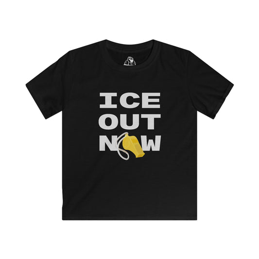 ICE Out Now - Kids Softstyle Tee