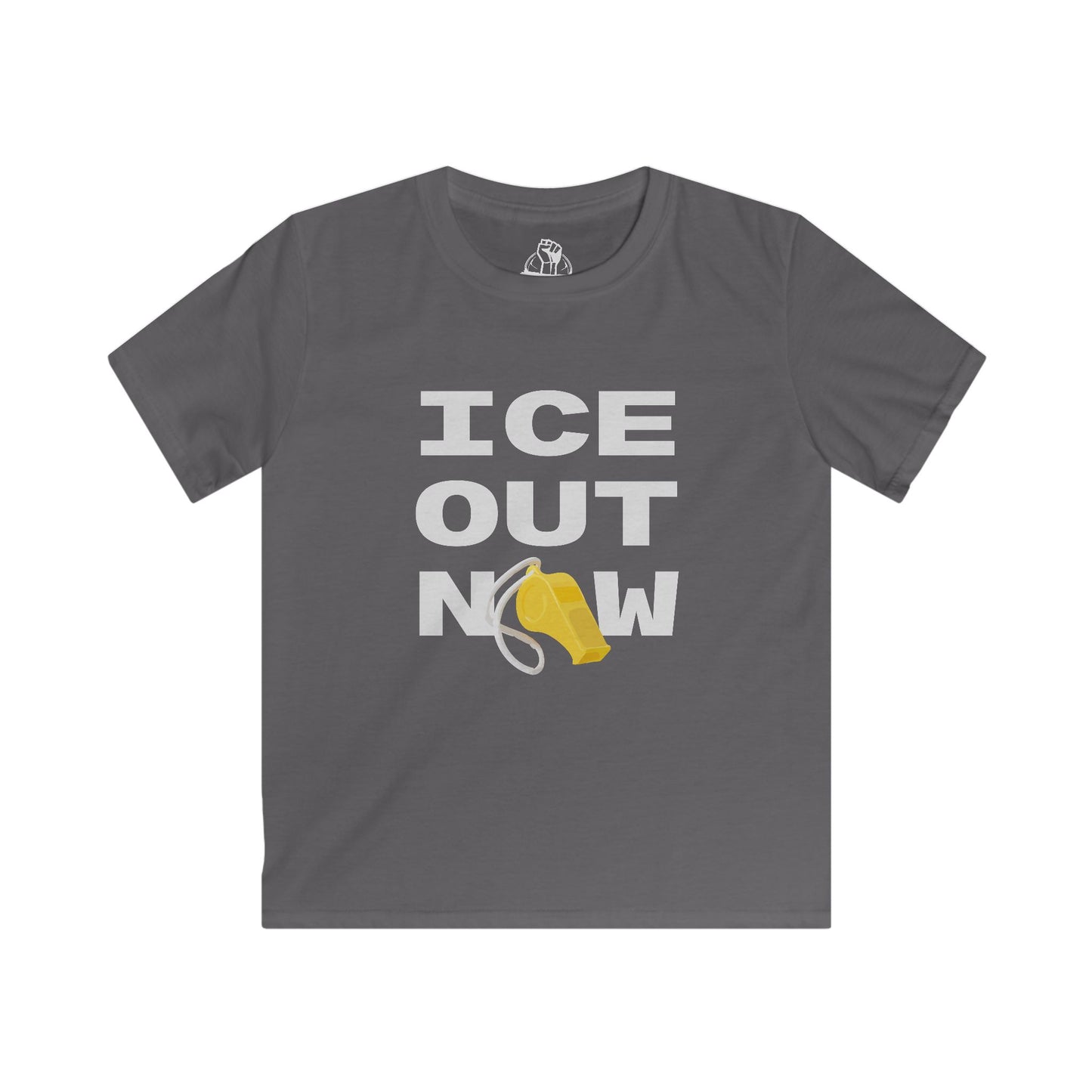 ICE Out Now - Kids Softstyle Tee