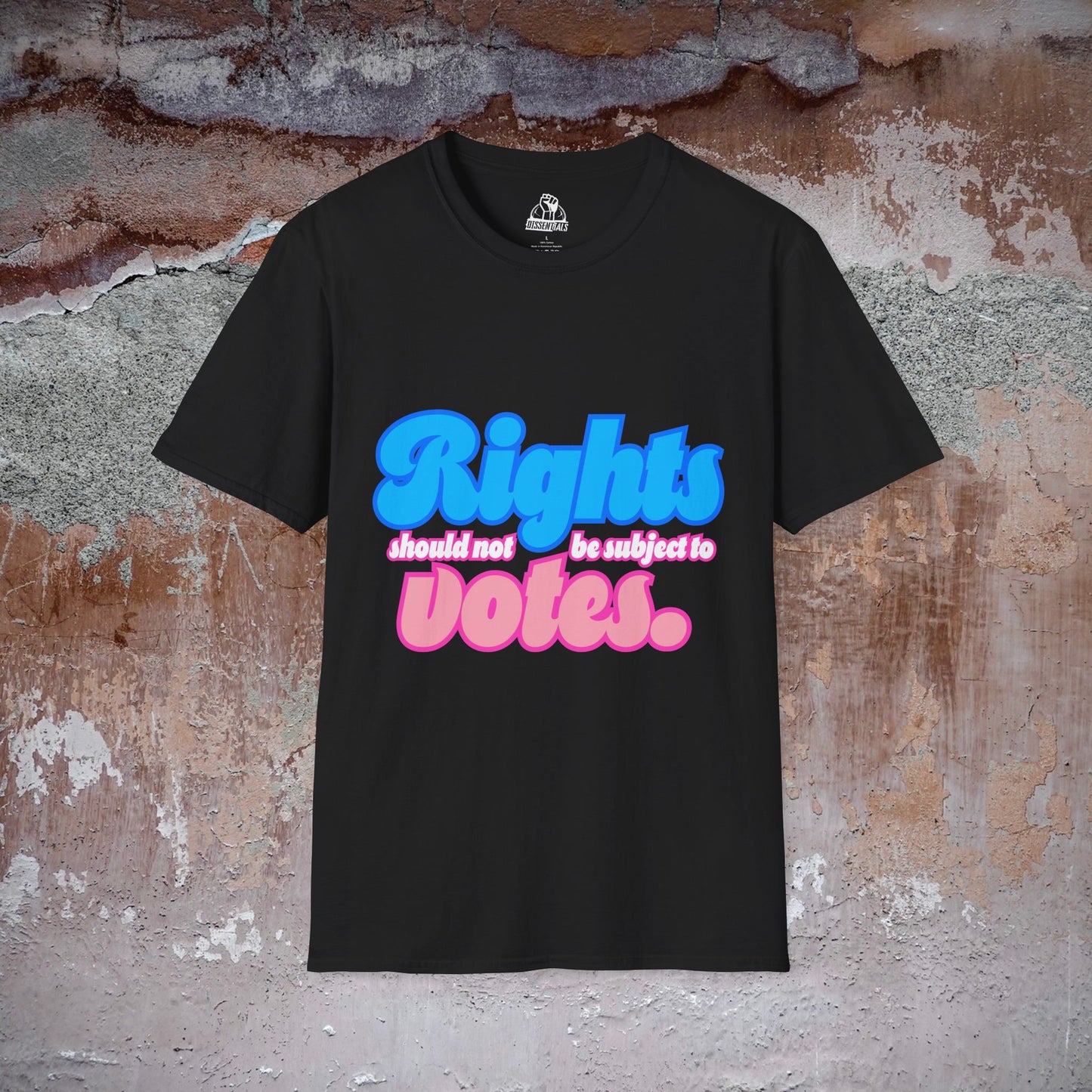 Rights Not Votes - Unisex Softstyle Tee
