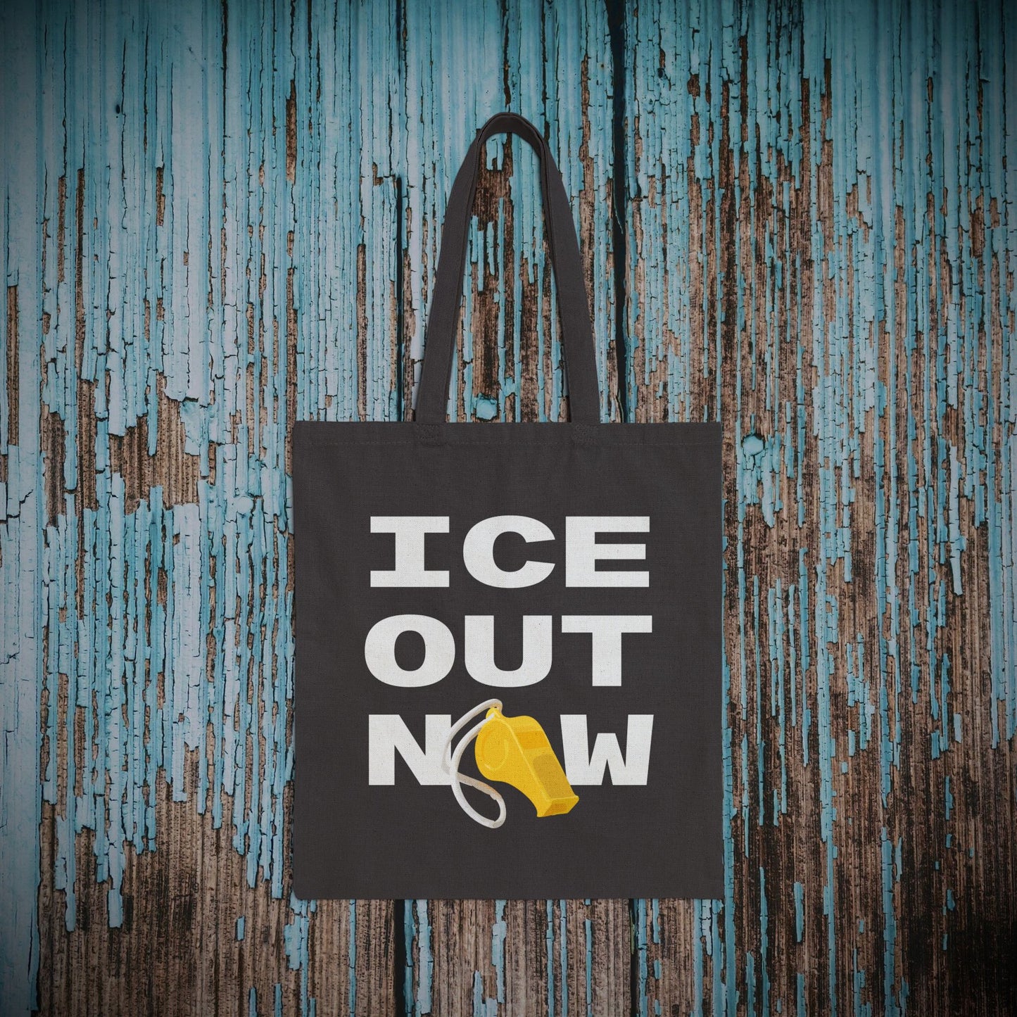 ICE Out Now - Cotton Canvas Tote Bag
