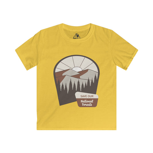 Save Our National Forests - Kids Softstyle Tee