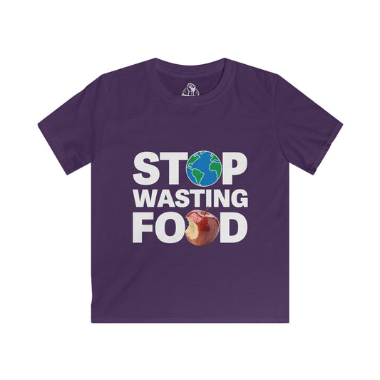 Stop Wasting Food - Kids Softstyle Tee